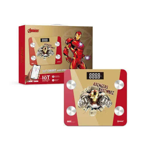Xpower Marvel Smart Body Scale - Iron Man - Tashqila Xpower Marvel Smart Body Scale - Iron Man - Tashqila